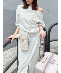 SNIDEL/【WEB限定カラーあり】UVカットワンショルスウェットプルオーバー/508399411