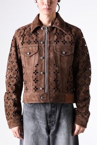 MASU/エムエーエスユー MASU FLOWER HOLE LEATHER JACKET/508399479