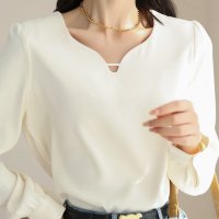 Private Beach/プライベートビーチ privatebeach キーネックプルオーバーシャツブラウス/508399975