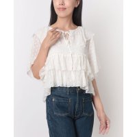 cepo/セポ Cepo ハナドビーフリルブラウス/508400089