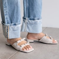I NEED MORE SHOES/アイニードモアシューズ I NEED MORE SHOES RIBBON DESIGN SUEDE SANDALS【rb－2638】/508400115