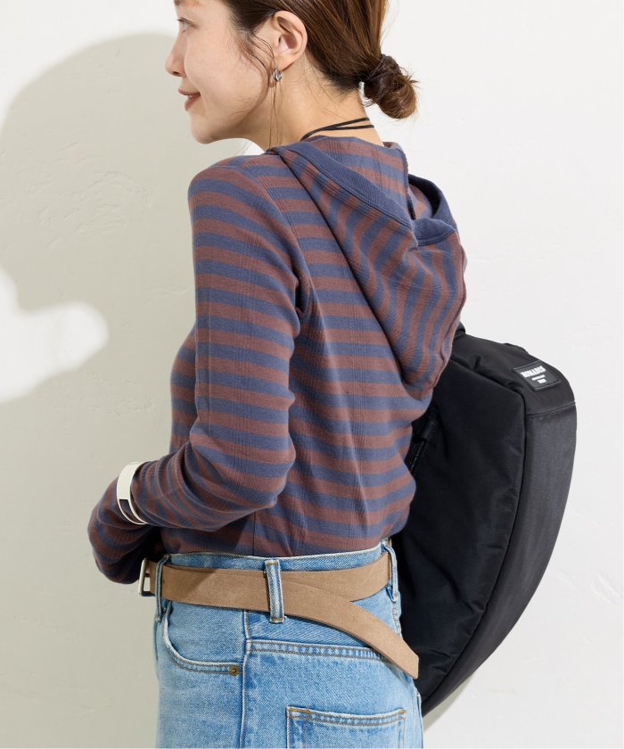 tシャツ 別注「MILLER/ミラー」 for JOURNAL STANDARD リブボーダーHOO レディース 予約》別注【MILLER/ミラー】 for JOURNAL STANDARD リブ