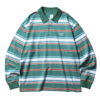 Liberaiders/リベレイダース Liberaiders Liberaiders MULTI STRIPE L/S POLO SHIRT（リベレイダース マルチ ストライプ ロン/508400464