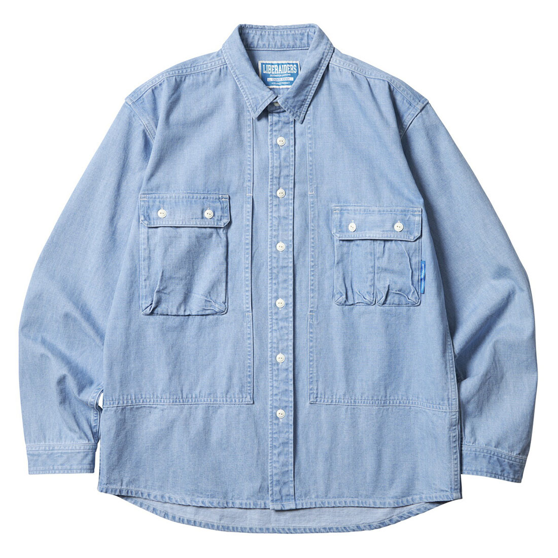 リベレイダースユーティリティシャツ　S リベレイダース Liberaiders Liberaiders UTILITY DENIM SHIRT
