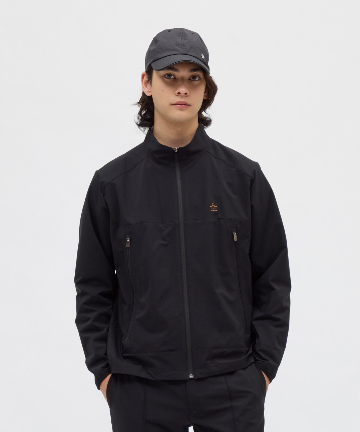 美品　マンシングウェア　リバーシブル　M ブラック マンシングウェア Munsingwear SOLOTEX 2WAYストレッチはっ水