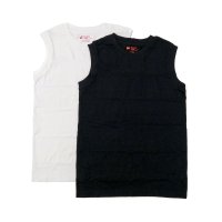 Hanes/ヘインズ Hanes ノースリーブ レディース スリーブレス シンプル インナー 綿100% 白 黒 2枚組 タンクトップ ウィメンズ Japan Fit fo/508401064