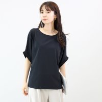 Aletta vita/アレッタ ヴィータ Aletta vita 汗染み防止加工タック使いドルマンプルオーバー/508401071