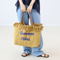 Aletta vita/アレッタ ヴィータ Aletta vita 綿素材ロゴトートバッグ/508401073