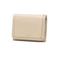 Marie claire/マリ クレール marie claire 財布 レディース 二つ折り ブランド 本革 大人 上品 シンプル かわいい レザー サイフ 小銭入れ クローバー 型押/508401076