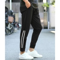 LUXSTYLE/ラグスタイル LUXSTYLE 2本ライン入り速乾ジョガーパンツ/イージーパンツ スウェットパンツ メンズ 速乾 ドライ 吸水 吸汗 吸水速乾 涼しい ストレッ/508401139
