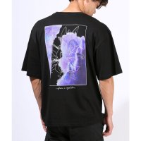 LUXSTYLE/ラグスタイル LUXSTYLE フラワーバックプリントTシャツ/半袖Tシャツ トップス カットソー オーバーサイズ 大きいサイズ ビッグシルエット ゆったり バ/508401141