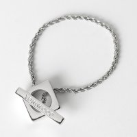 TOMWOOD/トムウッド TOM WOOD ブレスレット スクエア ROPE BRACELET 101430 SILVER/508401244
