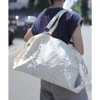 florge/フロージュ florge 【A4収納・軽い◎】スタッズラインボストンバッグ/ショルダーバッグ/508401491