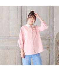 Rose Tiara(L SIZE)/【2way】【接触冷感/UVカット/イージーケア/手洗いOK】レース襟ブラウス/508401509