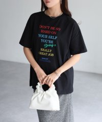 Riberry/リベリー Riberry マルチカラーロゴプリント半袖ビッグTシャツ/508401993