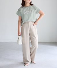 Riberry/リベリー Riberry 発砲プリントメタリックロゴTシャツ/508401997