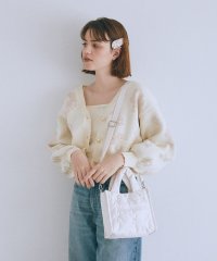 Maison de FLEUR/メゾン ド フルール Maison de FLEUR リボン刺繍パファー2Wayトートバッグ/508402018