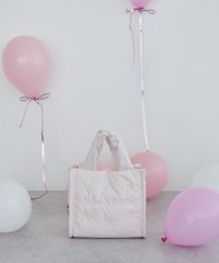 Maison de FLEUR/メゾン ド フルール Maison de FLEUR リボン刺繍パファー2Wayトートバッグ/508402018