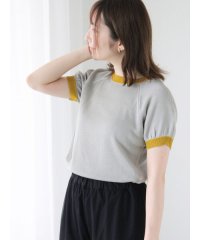 Te chichi TERRASSE/テチチ テラス Te chichi TERRASSE 配色ラグランスリーブニット/508402126