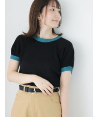 Te chichi TERRASSE/テチチ テラス Te chichi TERRASSE 配色ラグランスリーブニット/508402126