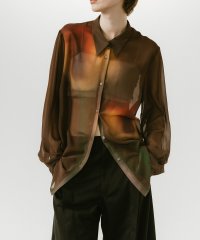 Knuth Marf/クヌースマーフ Knuth Marf flower print sheer shirt/508402671