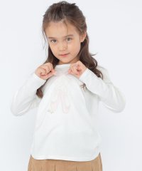 SHIPS KIDS/SHIPS KIDS:100～130cm / バレエシューズ デザイン 長袖 Tシャツ/508402724