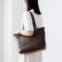 HALEINE/アレンヌ HALEINE []牛革レザートートバッグ/504380207