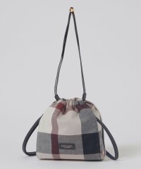 BLUE LABEL CRESTBRIDGE/クレストブリッジチェックキャンバス巾着ショルダー/508344281