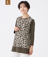 エヴェックス バイ クリツィア　Lサイズ/【L】【接触冷感】【UV対策】【マシンウォッシャブル】カモフラパンサーチュニックカットソー/508382851