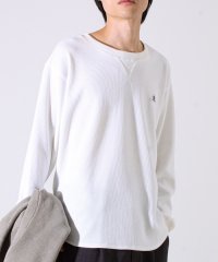GLOSTER/【レイヤードに最適】【GEVACO】ワッフル素材ロングスリーブTシャツ/508392542