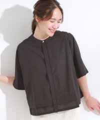 SHOO・LA・RUE　DRESKIP/シューラルー／ドレスキップ SHOO・LA・RUE/DRESKIP 【洗濯後シワになりにくい/UV/吸水速乾/アンチピリング】バンドカラーシャツ/508399239