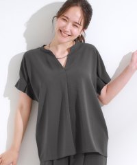 SHOO・LA・RUE　DRESKIP/シューラルー／ドレスキップ SHOO・LA・RUE/DRESKIP 【セットアップ可/ひんやり】きちんと見えで上品 お袖タック スキッパーブラウス/508399243