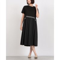 EGLANTINE/エグランティーヌ EGLANTINE 素材切り替えラインワンピース/508399259