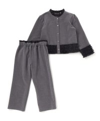 BeBe Petits Pois Vert/シフォンフリルブラウス+ロングパンツセットアップ(95~150cm)/508399653