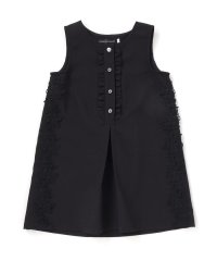 BeBe Petits Pois Vert/【お揃い】フリル＆花レースAラインワンピース(95~150cm)/508399662