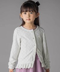BeBe Petits Pois Vert/ヘリンボーンラメニットカーディガン(95~150cm)/508399665