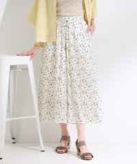 SHOO・LA・RUE　DRESKIP/シューラルー／ドレスキップ SHOO・LA・RUE/DRESKIP 【裏地ひんやり】大人の上品シルエット マットサテンスカーチョ/508402160