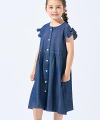 SHOO・LA・RUE(Kids) /シューラルー キッズ SHOO・LA・RUE／Kids 【ひんやり】ハートボタンデニムワンピース/508402215