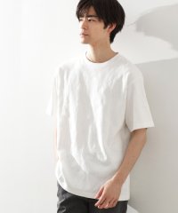 THE SHOP TK(Men)/ザ ショップ ティーケー(メンズ) THE SHOP TK(Men) リサイクルパターンジャカード半袖Tシャツ/508402218