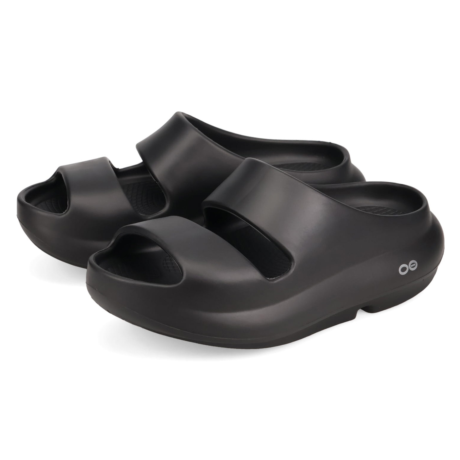 Oofos ブラック コンフォートサンダル ウーフォス OOFOS ウーヤー サンダル リカバリーサンダル