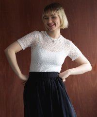 MAISON BREEZE reveur/メゾンブリーズレヴール MAISON BREEZE reveur Flower lace T－shirt フラワーレースTシャツ/508403512
