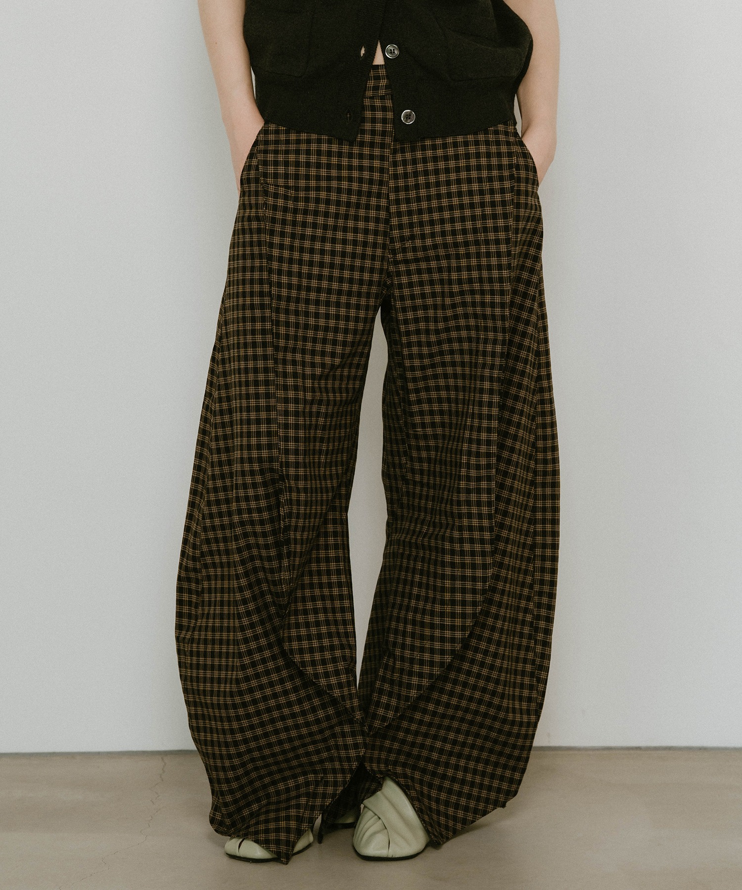 knuthmarf slit deformed pants グレー/S Knuth Marf | 【Knuth Marf '25Spring Collection】 Game