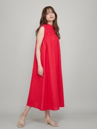 QUEENS COURT/クイーンズコート QUEENS COURT レーヨンアサシャーリングトップワンピース≪洗濯機で洗える≫/508403729