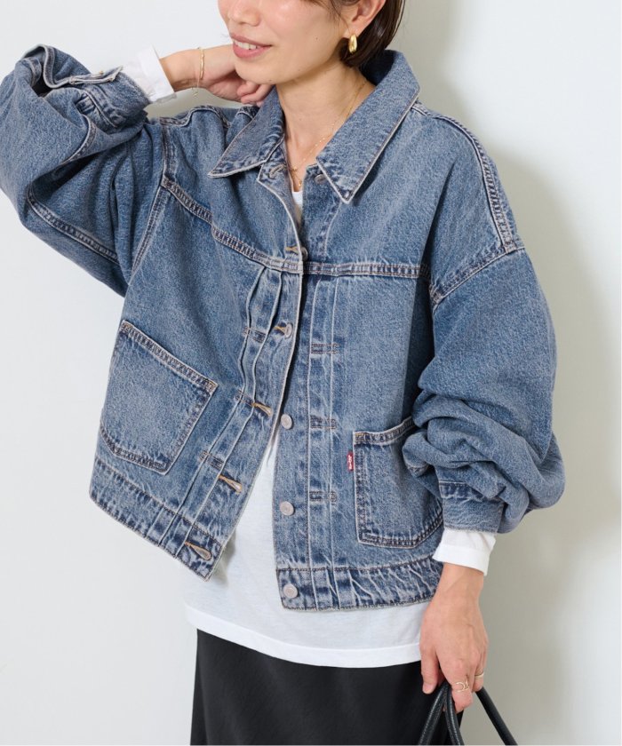 ジャーナルスタンダード　リーバイス　デニムジャケット LEVI'S/リーバイス】TYPE 2 TRUCKER GLO OMY DAY SELV：デニム