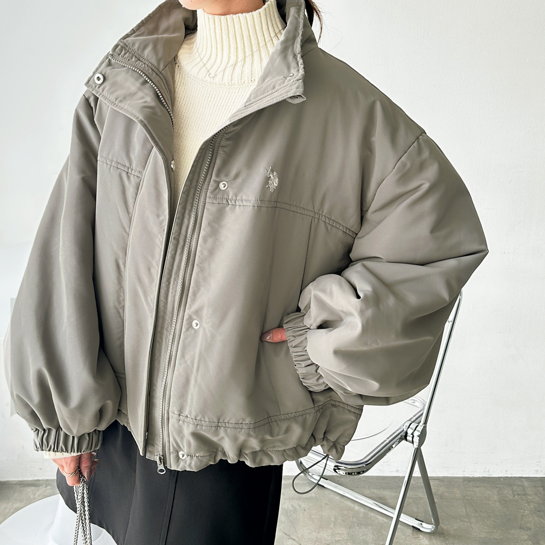 フランス高級老舗ブランドモラビト❣️レディースGジャン❗️ セール】ジーラ GeeRA 【U.S. POLO ASSN.】モンス(508404184