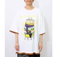 ScoLar/スカラー ScoLar パリティのネコとモンスター「くいしんぼう」Tシャツ/508404193