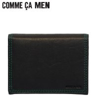 COMME CA MEN/COMME CA MEN コムサメン パスケース カードケース ID 定期入れ メンズ レディース 本革 薄型 ブラック 6744/508404243
