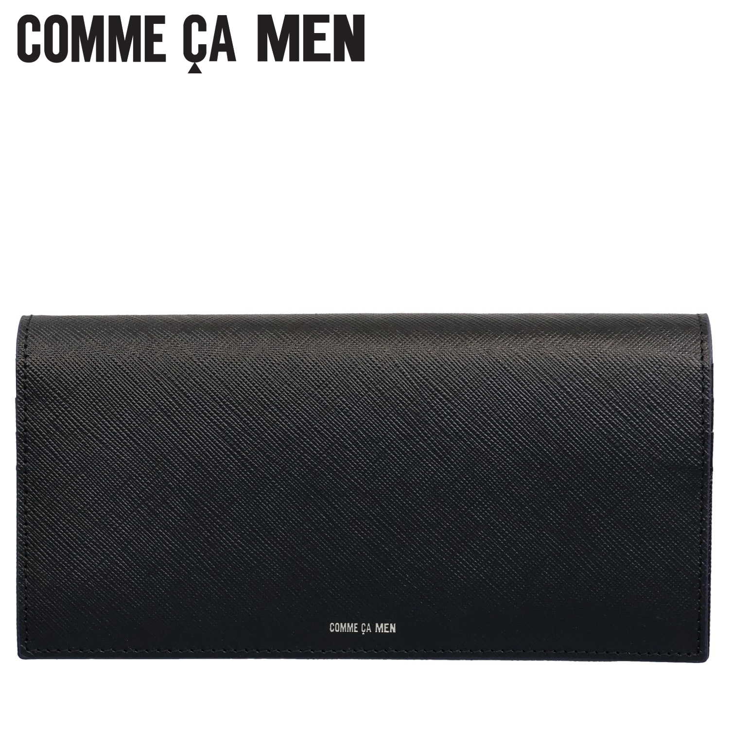コムサメン 財布 COMME CA MEN かぶせ 長財布 革小物 レザー 黒 コムサメン 財布 COMME CA MEN かぶせ 長財布 革小物 レザー 黒