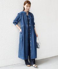 SHIPS WOMEN/《予約》〈洗濯機可能〉ライトオンス デニム ウエスト 切替 ワンピース/508404566
