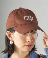 SHIPS WOMEN/《予約》that Lady ロゴ キャップ/508404574